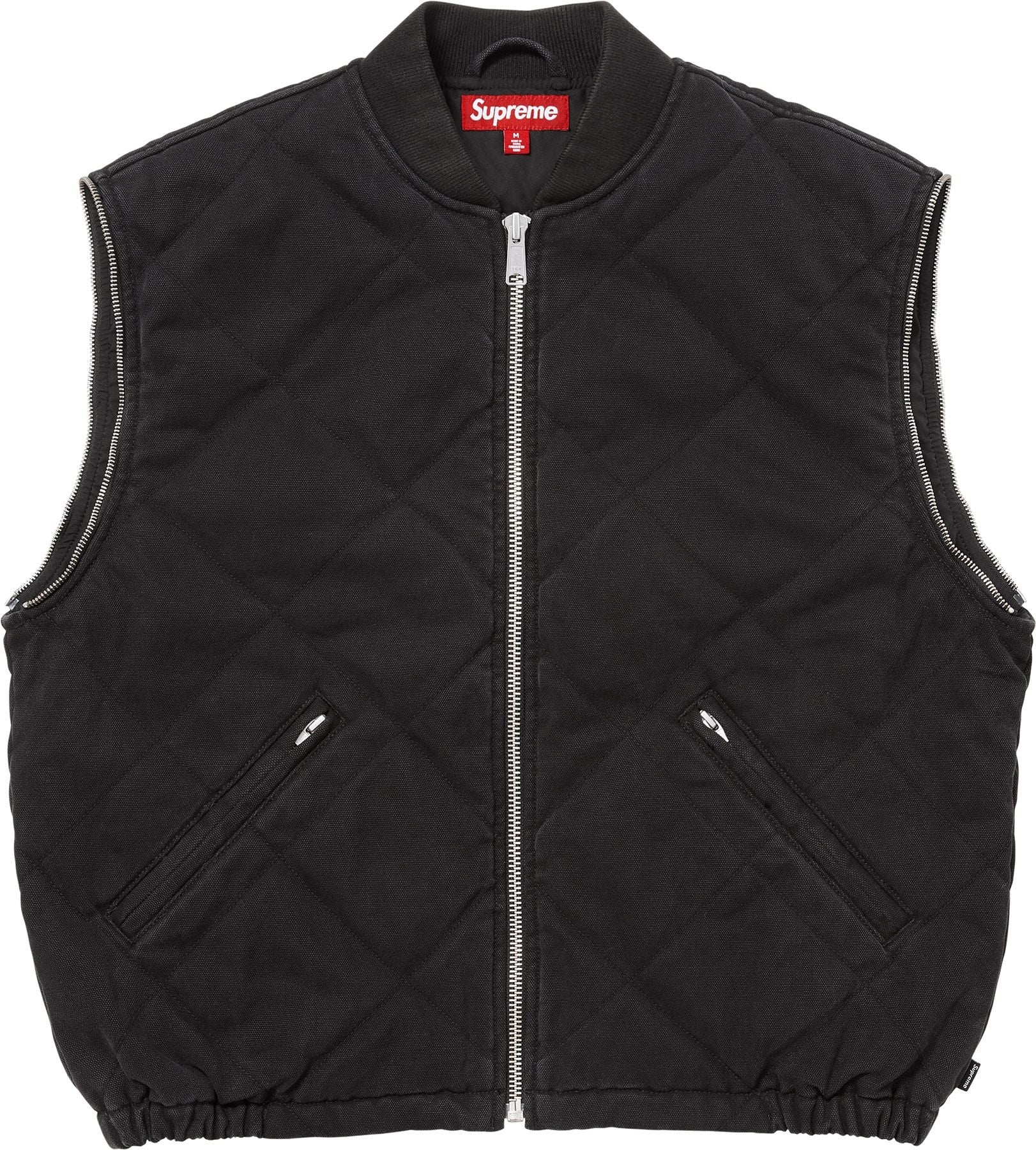 Zip-Off Sleeve Quilted Bomber Jacket view 24